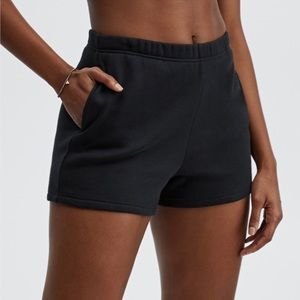 Black Fabletics Go-To Slim Sweatshort